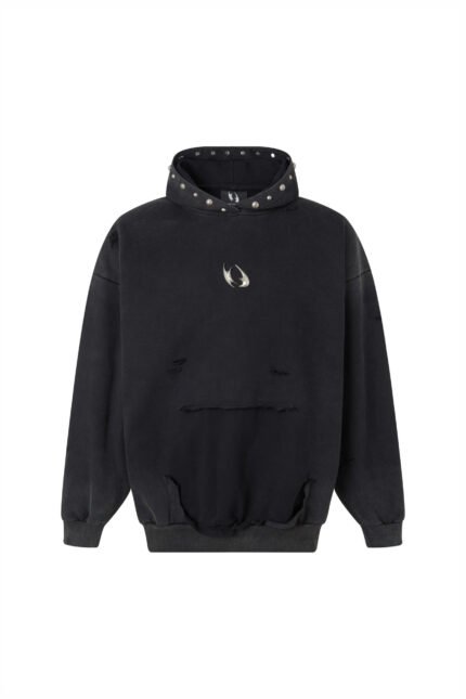 Studded hoodie